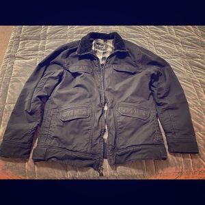 Kirra Mens L Heavy Flannel Lined Zip-up Jacket